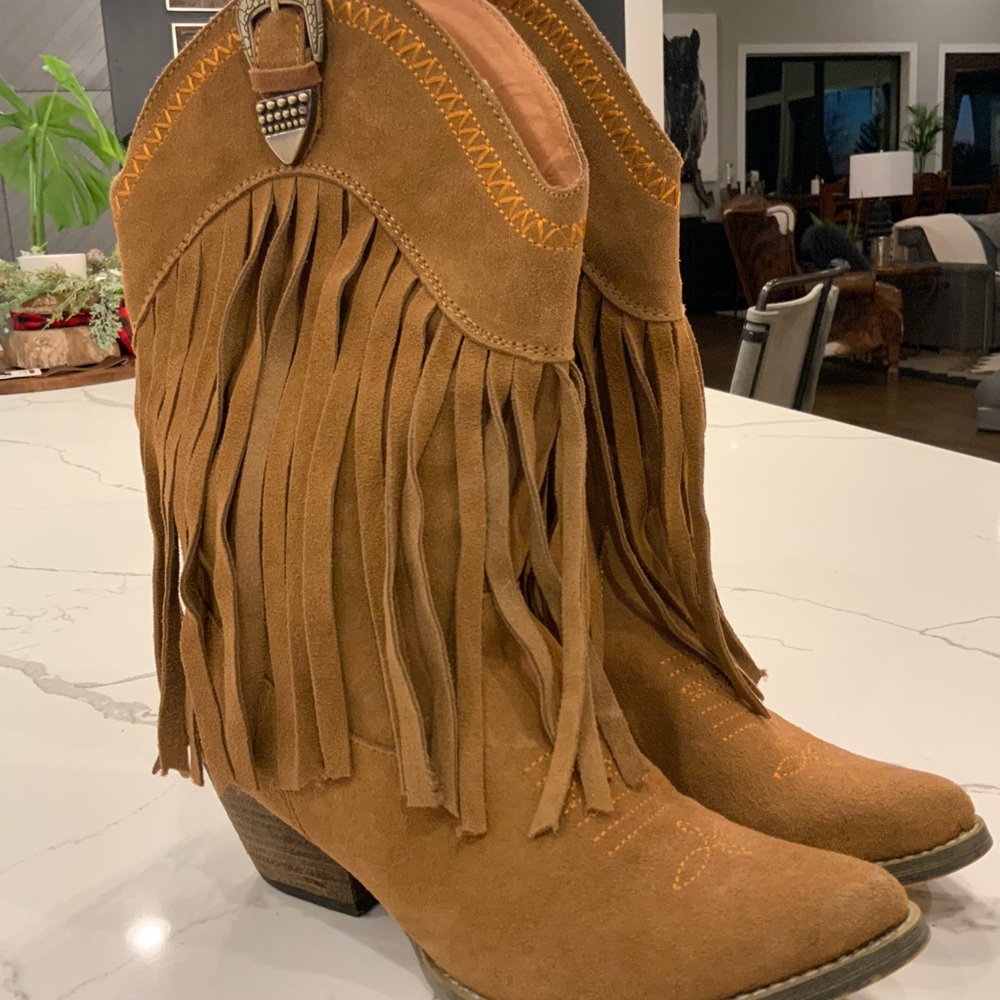 Suede Cowboy boots